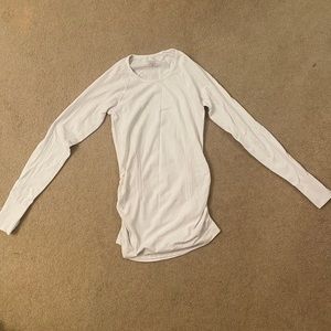Size xs white athleta long sleeve white top
